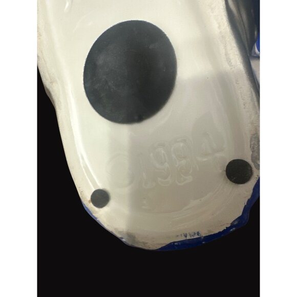 Swank Seattle Seahawks Silver & Blue Football Helmet Ceramic Coin Bank - Picture 6 of 6